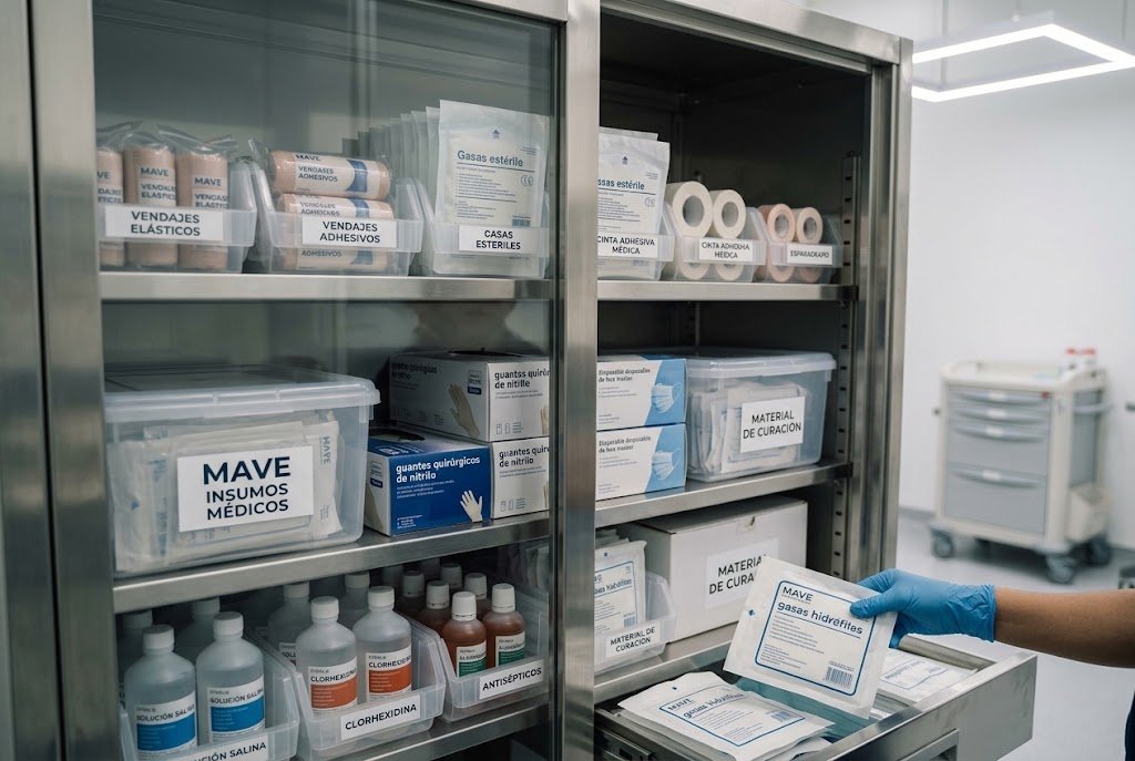 Insumos y material de curación MAVE